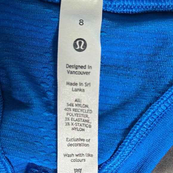 NWT Lululemon Swiftly Tech Racerback Tank Top 2.0 *Race Length - 8 Poolside Blue - Picture 7 of 8